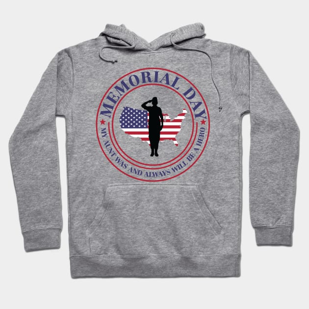 My Aunt was and always will be a hero Hoodie by Adam Ramos OD